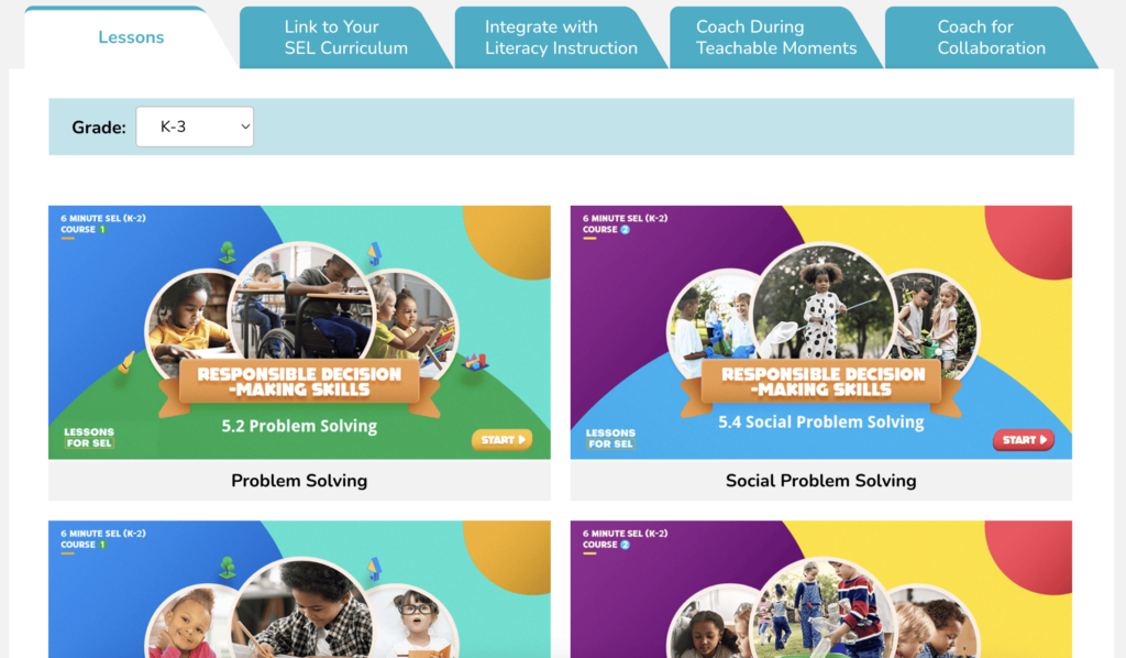 Lessons Social Problem-Solving K-3 Screenshot